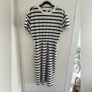 H&M striped T shirt dress